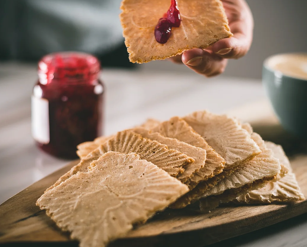 Galletas de barquillo tradicional.